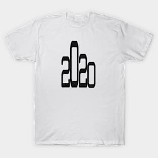 2020 Middle Finger in Black T-Shirt